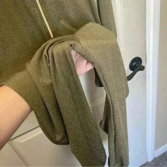 Savage x Fenty Glittery Bodysuit Sz M - Picture 4 of 8